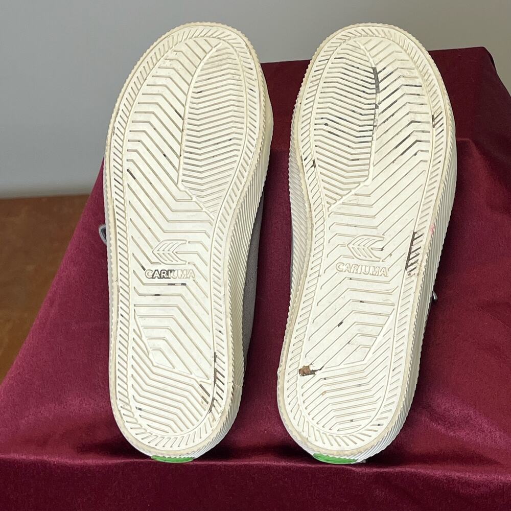Cariuma OCA Low Grey Canvas Sustainable Organic Vegan Shoes 8.5 - Picture 8 of 9
